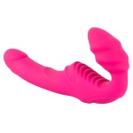 Strapless strap-on Vibrátor - růžový
