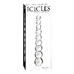 Icicles No 2 oboustranné skleněné dildo