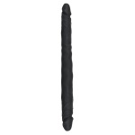 Bad Kitty Oboustranné silikonové dildo černé