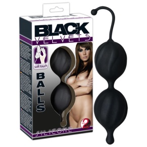 Black Velvets Venušiny kuličky - černé