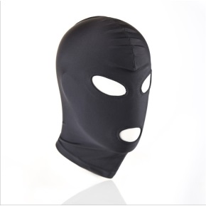 BASIC X maska na obličej s otvory pro oči a ústa černá