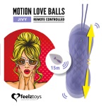 FeelzToys Motion Love Balls Jivy - vibrační vajíčko