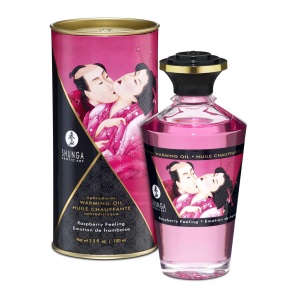Shunga Aphrodisiac Warming Oil Raspberry Feeling 100ml
