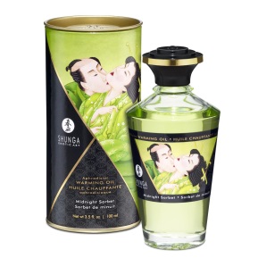 Shunga Aphrodisiac Warming Oil Midnight Sorbet 100ml