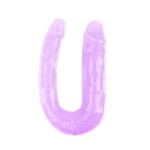 Cameron couble dildo fialové