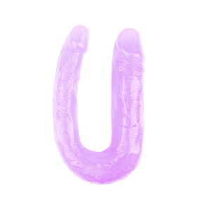 Cameron couble dildo fialové