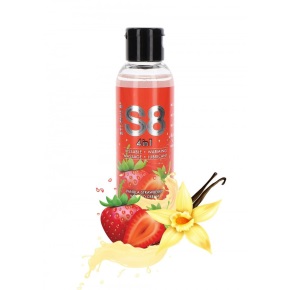 S8 4 in 1 Dessert Lubrikační gel jahoda 125 ml