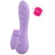 KAWAII DAISUKI 2  vibrátor s dráždidlem klitorisu - fialový