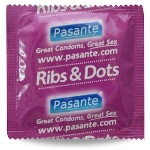 Pasante kondomy Ribs-Dots - 1 ks